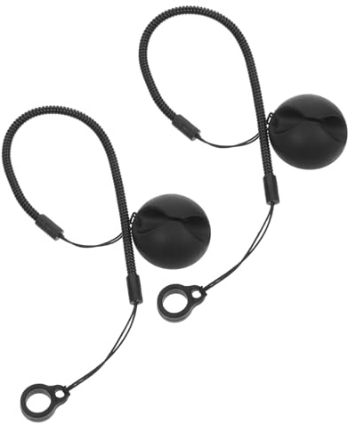 LRXIYODE 2 Piezas Cuerda de fijación del lápiz óptico. Accesorio muñeca correa elástica para bolígrafo Escritorio Estirar soga portavasos correa anti- de la pluma cordón AbS Negro