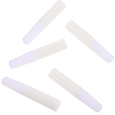 CLISPEED Flüssiger Weißer Bastelkleber 50 Stück 6 Ml Flaschen Wasserlöslich Selbstgemacht Klebstoff Für Holz Papier Stoff Handwerk Schüler