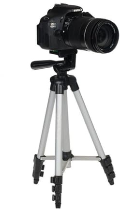 SMASOLO Treppiede Portatile Per Fotocamera Con Snodi e Attacco Per Morsetto Supporta Smartphone e Fotocamere Digitali Piedini Antiscivolo in Gomma