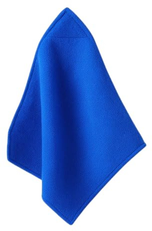 Sidneys Magnetische Mikrofasertücher - 5er Set Reinigungstücher, Whiteboard Tuch, waschbar & wiederverwendbbar, 30 x 30 cm - Handtuch zum Aufhängen für Haushalt und Büro (Blau)