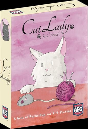 AEG Cat Lady Board Game | Collect Toys and Rescue Cats | Family Card Drafting Game for 2-4 Players | Ages 10+ | Easy to Learn & Plays in 30 Minutes