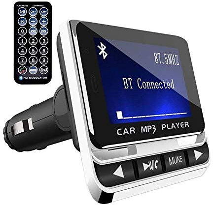 Trasmettitore FM Bluetooth, Il Radio Senza Fili Dell'automobile FM Vivavoce Giocatore MP3 Musica Caricatore USB Con Telecomando