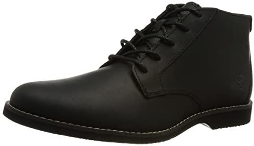 Timberland Uomo Woodhull Chukka Basic Stivali alla moda, Black Full Grain, 50 EU