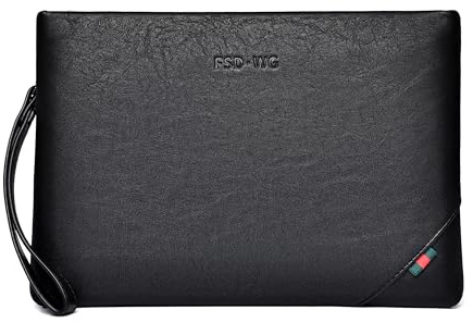 FSD.WG Pochette pour homme - Grand sac à main - 30,5 cm, a, Large
