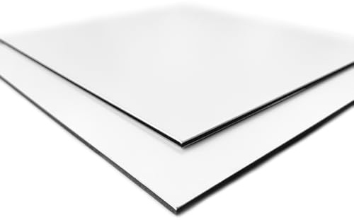 Signalétique.biz France Panneau composite aluminium blanc 2 mm 60 x 40 cm