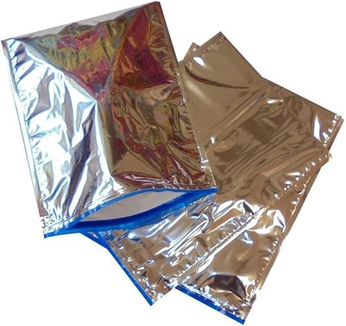 DUE ESSE S.N.C. DI SABATINI ALDO PZ 20 BUSTA TERMICA CM 31 X 40 COLORE ARGENTO SACCHETTO RICHIUDIBILE PER TRASPORTO ALIMENTI CONGELATI