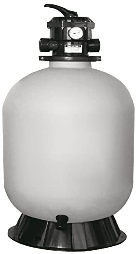 Productos QP | Filtre soufflé Eco pour Piscine, fabriqué en Une Seule pièce, Bouchon système à vis, vanne à 6 Voies, diamètre : 400Ø | Blanc