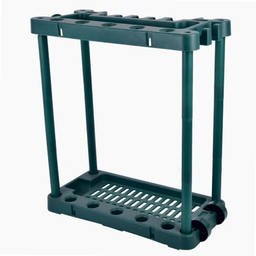 WERKA PRO Gama de Herramientas de jardinería | Polipropileno, resistente, estable, uso en jardín y exterior, capacidad de almacenamiento óptima, fácil instalación