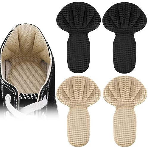 Sibba 2 Paar Premium Fersenpolster Schuheinlagen 2-In-1 Fersenpolster Aus Schaumstoff Antirutsch Einlagen Selbstklebende Fersenschutz Fersenkissen Für Zu Große Schuhe Stiefel Schuhfüller