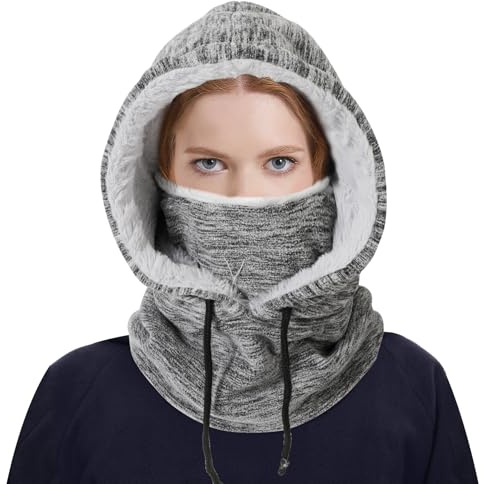 TAGVO Sturmhaube Herren Damen Fleece Balaclava Gesichtsmaske Skimaske Winddicht Vollgesichtsmaske Warme Full Face Gesichtshaube für Motorrad Fahrrad Winter Sport und Outdoor