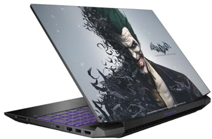 Head Case Designs Officially Licensed Batman Arkham Origins Joker Key Art Vinyl Sticker Skin Decal Cover Compatible with HP Pavilion 15.6 15-dk0047TX