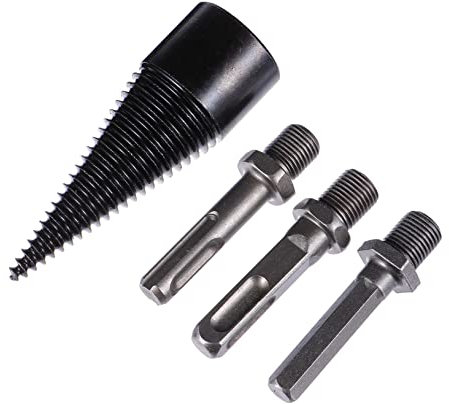 Sosoport 4pièces Forets à Électriques Foret Fendeur Outil De Perçage Pour Splitter De Compatible Avec Perceuse Électrique