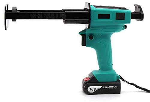 Sausage Caulking Gun with Li-Battery, Automatic Cordless Caulking Gun, Adhesive Gun, No Drip Caulk Gun, Professional Line Cordless Sausage Caulking Gun, with 2 Batteries & Charger