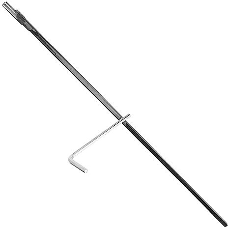 Mikinona Halsstab für Gitarren aus Metall mit Schraubenschlüssel Zweiwege Langlebig und Installieren Praktisches Werkzeug Bassinstrumente