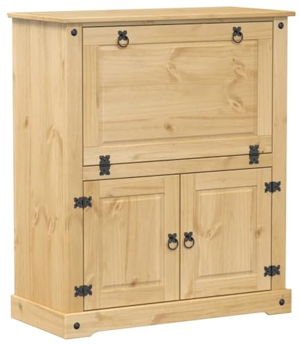 vidaXL Weinschrank Corona 97x45x114 cm Massivholz Kiefer