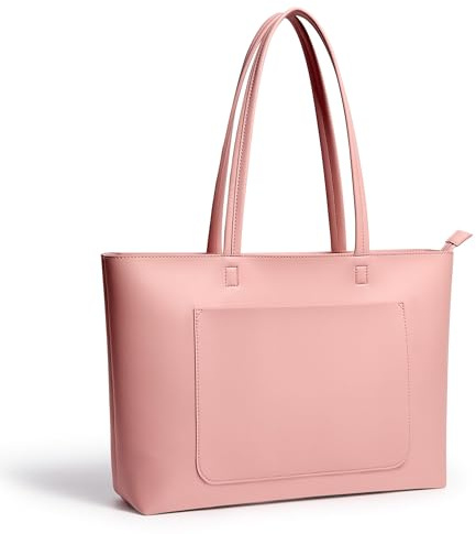 Handtasche Damen Große Tote Bag aus PU Leder, Wasserdichte Henkeltasche | Shopper mit Reißverschluss & Innentasche, Modische Tasche für Schule, Arbeit, Freizeit & Reisen