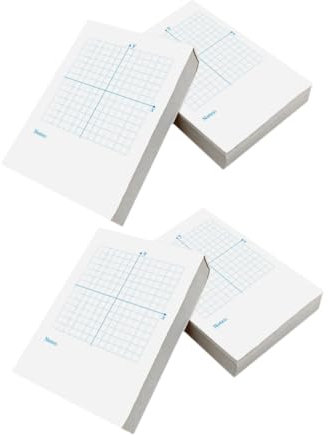 Operitacx Bücher Koordinaten Notizblöcke Mit Gitterpapier Für Präzises Graphing Und Mathematikübungen Dualseitig Bedruckt Für Mathematik Und Zeichnungsprojekte