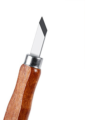 Holzschnitzwerkzeug-Set, Meißelstahl mit Handgriff für Heimwerker-Bastelset, 6-teiliges Werkzeugset, Bestehend aus 6 Verschiedenen Werkzeugen, von Denen Jedes Einzigartig in den