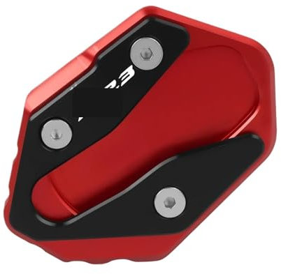 HYPERICIN Motorrad Seitenständer Unterlage Für YA&MA&HA Für R3 R25 2020-2023 Motorrad Fußseitenständer Pad Platte Kickstand Enlarger Support Extension Ständerpolster Verlängerung(3)