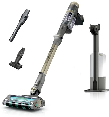 Shark PowerDetect Pet Plus Clean & Empty Cordless Stick Vacuum & Auto-Empty System, Powerful Suction, HEPA Filtration, Carpet & Hard Floor, Portable, Stick Vacuum for Pet Hair, Dark Gray, IP3253