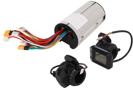 Laroal Controlador de Motor de escobillas para Scooter eléctrico E Bike 350W 36V 12A Kit de Controlador sin escobillas