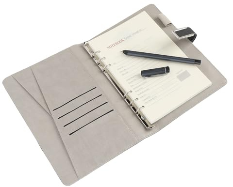 Cuifati Digital Smart Pen Notebook Set, Real Time Digitization Sync Convert to Text for Storing and Sharing Notes Digital Notebook with Smart Pen, for Study Notes Drawing (Black)