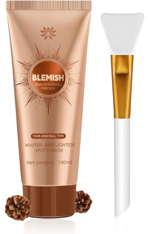 Herbal Spots Peel-Off Facial Mask, Deep Hydration Face Mask for Dull, Dry and Uneven Skin, Oil-Control Skincare Night Mask Pore Shrinking Tear-Off Spots Masks for All Skin Types