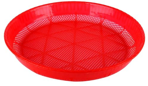DimyFew Strainer Colander, Sieve Draining Basket Berry Picker Cleanup Tray Sifter for Washing Cleaning Ing