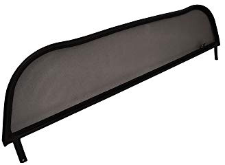 Generic Cabrio Windschott - Windabweiser kompatibel mit Mercedes SLK-Klasse R170 Cabriolet | Baujahr 1996-2004 | Farbe: Schwarz | Stil: Klassisch | Montage: Schnellverschluss
