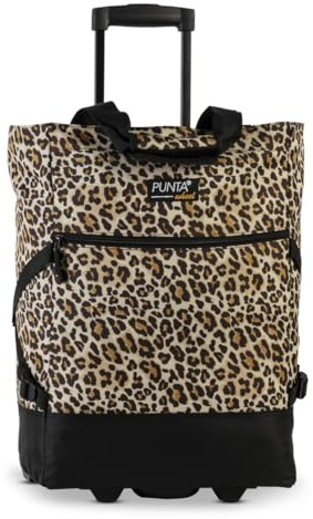 Punta® Einkaufstrolley (33 L) - Stabiler Einkaufswagen für müheloses Einkaufen mit leise laufenden Skater-Rollen - Perfekt als Shopper und Weekender - Einkaufstrolley klappbar