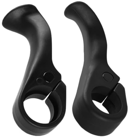 HOODANCOS 1 Paar Mountainbike Lenkergriffe aus Kunststoff rutschfeste Fahrradgriffe mit Ergonomischem Design Kompakte Größe Einfache Montage Lenkerendkappen für Rennrad und Trekkingrad