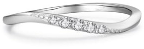 Epinki Gelbgold 18K Au750 Verlobungsring Echt Gold Schmuck, Geometrisch Freundschaftsringe mit Diamant, Antragsring Platinum PT950, Gr.47-65