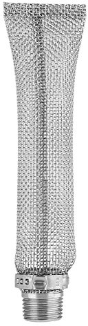 304 Grade Stainless Steel Mesh Filter, Brew Bag Filter, Homemade Beer Brew Hop Filter Screen Strainer Tool for Juice, Wine, Homebrew, Brewing, Hop (6inch)
