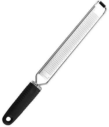 Tubayia Rallador manual fino de acero inoxidable, rallador de queso parmesano