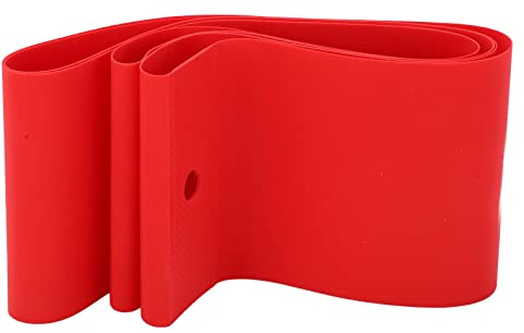 VGEBY Fahrradreifen Felgenband, Fahrradreifen Liner Schlauchband 80mm PVC Pannenschutzband für 20 Zoll Reifen(rot) Fahrräder