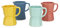 Balvi Set tazzine da Cafè Moka Colore Multicolor 4 tazzine Colorate a Forma di Moka Ceramica 8,5x8,6X