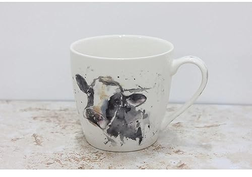 lesser and pavey LP34124 Ceramic Mug | Country Life Cow design | 1 Pc, White