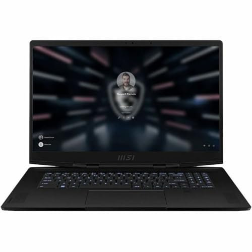 MSI Stealth GS77 Gaming Laptop: Intel Core i7-12700H GeForce RTX 3060, 17.3 FHD, 144Hz, 16GB DDR5, 1TB NVMe SSD, USB-Type C, Thunderbolt 4, CNC Aluminum, Win 11 Home: Core Black 12UE-046