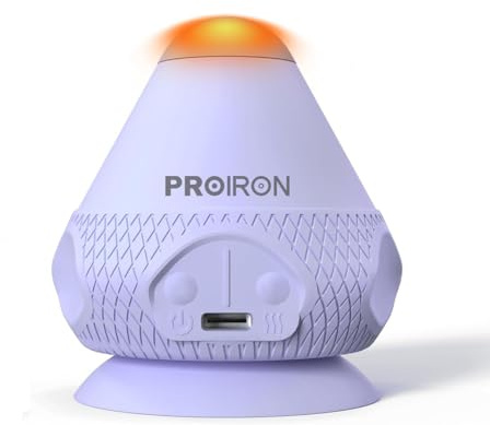 PROIRON Elektrisk Sugkopp spetsig massagebollar, massageapparat för triggerpunkt fascia boll massage boll fascia fitness boll med sugkopp för muskelsmärta och spänningar i rygg, nacke, armar, axlar