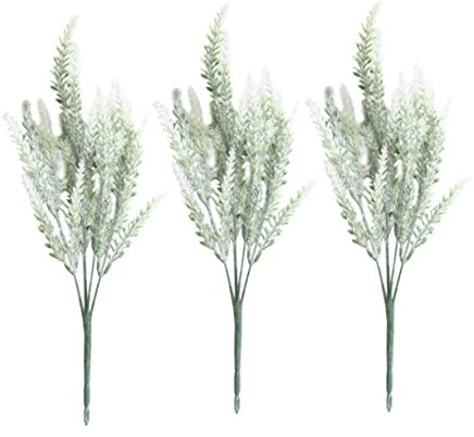 Zerodeko 3 STK künstlicher Hochzeitsstrauß Künstlicher Lavendelstrauß Vase Pflanzendekor simulierter Lavendel für Korb künstliche Pflanze für blumenstrauß Haushalt künstliche Blumen Anlage