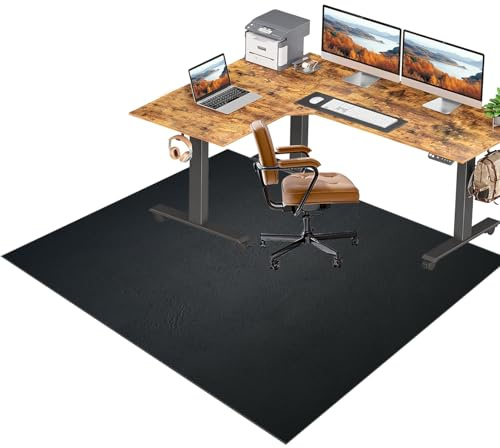 120 x 160 cm Bodenschutzmatte für Hartböden - Gaming bürostuhl Unterlage - Schreibtischstuhl Unterlage für Laminat - Gaming Teppich - Teppich-Stuhlmatte - Bürostuhlunterlage Bodenmatte Stuhlunterlage