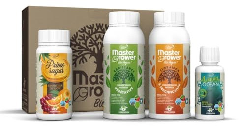 Pack engrais MASTER GROWER BIO VEGAN - Hydropassion