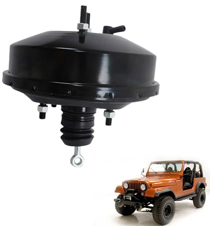 TJHSM Vacuum Power Brake Booster Replacement for 1982-1986 CJ7 1982-1985 Scrambler 1982-1983 CJ5 54-73565