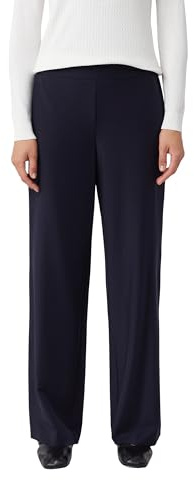 Comma Fließende Hose mit Gummibund und dezentem Glanz