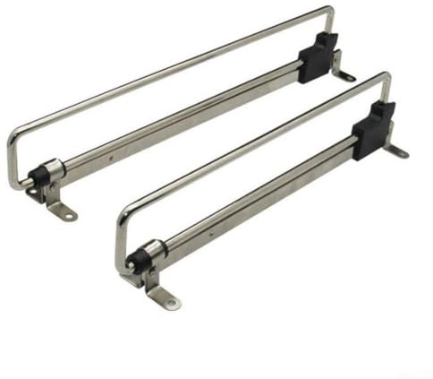 Teleskop-Kleiderstange, ausziehbar, ausziehbar, für Schränke, verstellbar (450 mm), 2 Stück