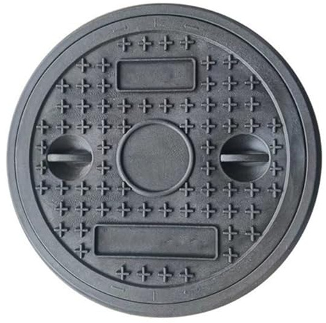 JLLEIZYZ Canaleta Desague con Rejilla, Sumidero Terraza, Material de Polímero PE, Antiolor y Antiincrustante, Adecuado para Fosas Sépticas y Alcantarillas