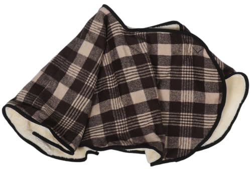 POPETPOP Manta Térmica para Silla de Ruedas con Forro Polar Poncho Cálido y Resistente al Viento para Adultos Mayores Cobertura para Manuales y Eléctricas Invierno y Oficina