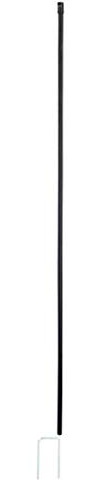 Kerbl 292281-5 Ersatzpfahl für Geflügelnetz, Doppelspitze, Schwarz, 106cm Höhe