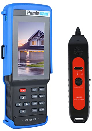Tester CCTV coassiale H.265 4K IP 5MP AHD 8MP CVI TVI CVBS Monitor test telecamera POE UTP IPC9310SN (con localizzatore di cavi)