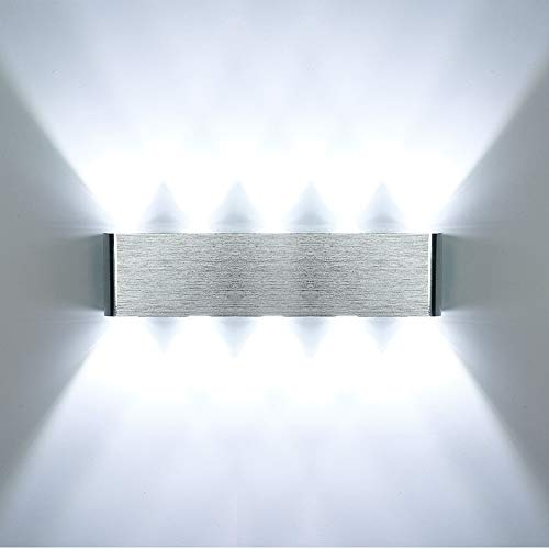 HAWEE 20W Modern Wndleuchte LED Innen Wandlampe Up Down LED Wandbeleuchtung | Innen, Aluminium, für Schlafzimmer Flur Wohnzimmer Treppe KTV Korridor